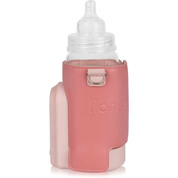 Фото - Підігрівач дитячих пляшечок дорожній Lionelo Thermup Go Evo Coral Pink