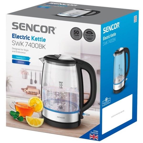 Фото - Электрический чайник Sencor SWK 7400BK