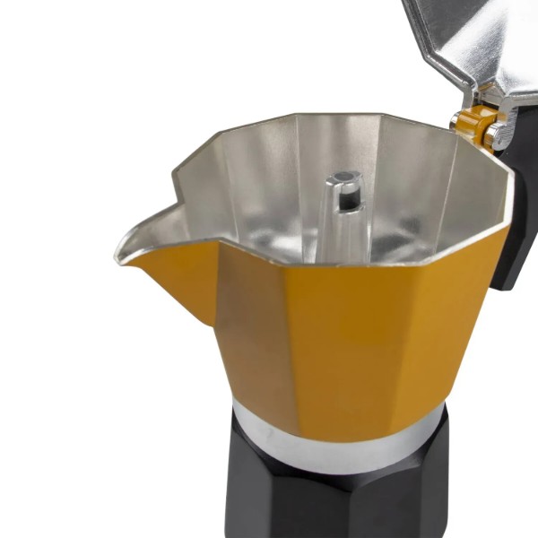 Фото - Кофеварка гейзерная Bo-camp Hudson 6-cups Yellow/Black (2200522)