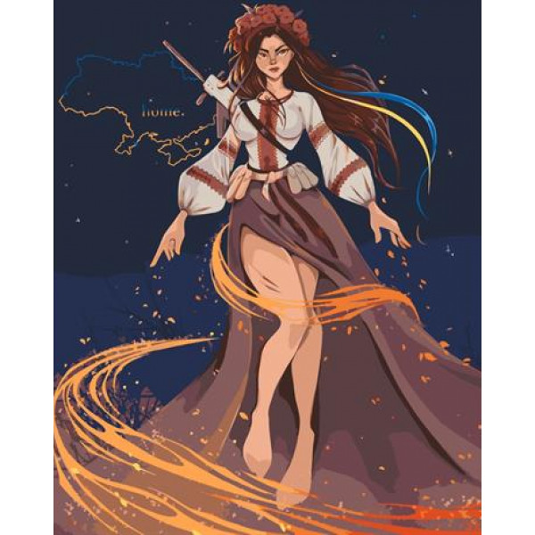 Фото - Картина за номерами ArtCraft Незламна 40х50 см (10076-AC)