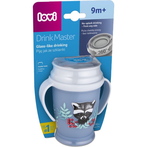 Фото - Поильник-непроливайка детский Lovi 360 Drink Master 250 мл Wild Soul Boy (1/605new)