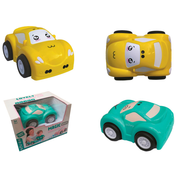 Фото - Инерционный игровой транспорт для малыша FUNNY TOYS Машинка со светом и звуком в ассортименте (M01-A)