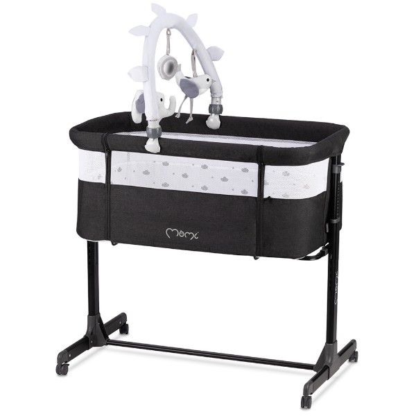 Фото - Кроватка детская прямоугольная MoMi REVO Dark Gray