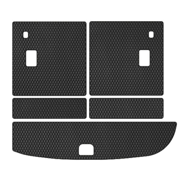 Фото - EVA коврик в багажник авто EVAtech для Santa FE (CM) Restyling (Hinged Gas Pedal) 7 seats (2 clips) Hyundai 2010-2012 2 поколение SUV EU (HY13310BE5RBB)