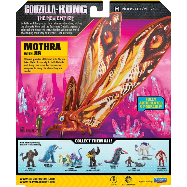 Фото - Фігурка міфічної істоти Godzilla vs. Kong набір МОТРА З ДЖІЄЮ (35207)