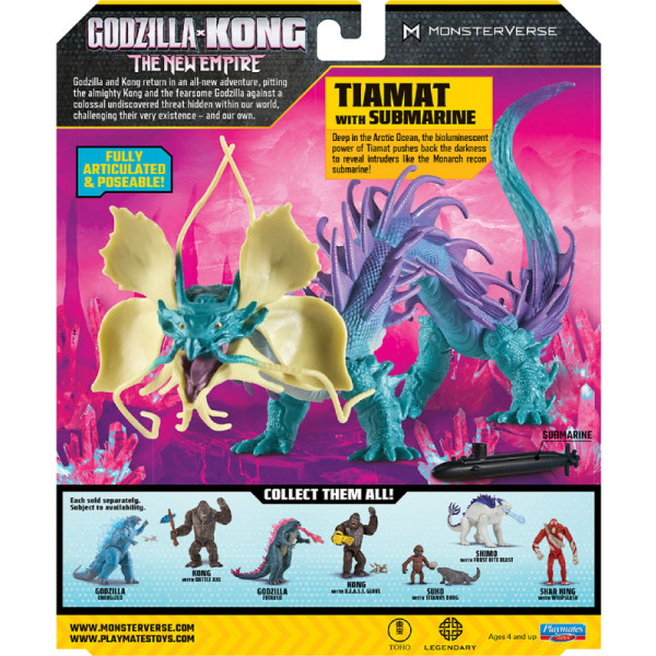 Фото - Фігурка міфічної істоти Godzilla vs. Kong ТІАМАТ З ПІДВОДНИМ ЧОВНИКОМ (35214)