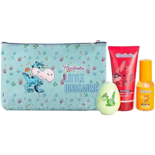 Фото - Набір для тіла Martinelia Маленький динозаврик з косметичкою (68131)