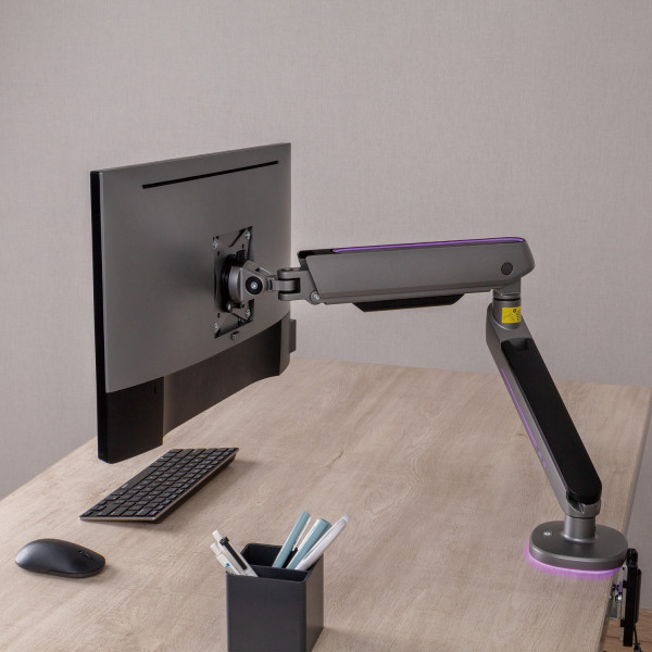 Фото - Кріплення настільне OfficePro MA901G plus 17-32"  2-9 кг RGB Gray