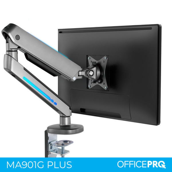 Фото - Кріплення настільне OfficePro MA901G plus 17-32"  2-9 кг RGB Gray