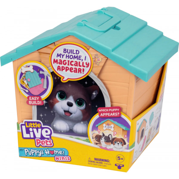 Фото - Мягкая игрушка-сюрприз Little Live Pets Дом с сюрпризом мини оранжевый (26616)