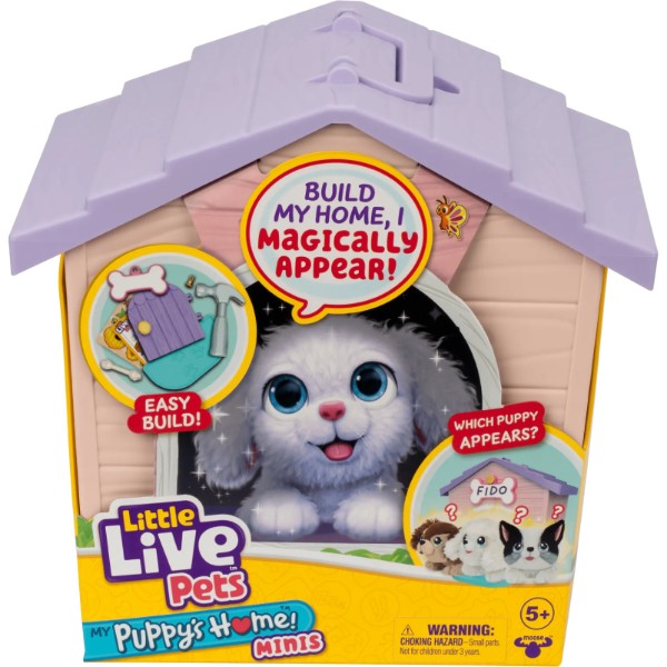 Фото - Мягкая игрушка-сюрприз Little Live Pets Дом с сюрпризом мини розовый (26617)