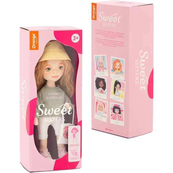 Фото - Колекційна лялька Orange Sweet sisters Санні у зеленому світшоті (SS02-26)