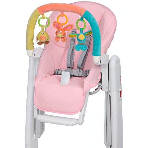 Фото - Чохол гігієнічний на стільчик для годування Peg-Perego Tatamia та іграшкова панель, рожевий (IKAC0038-IN29)