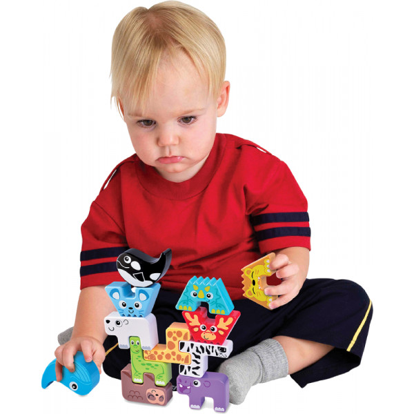 Фото - Ігровий набір для малюка Kiddi Smart ЗВІРЯТКА-ПАЗЛИКИ (4562-KS)