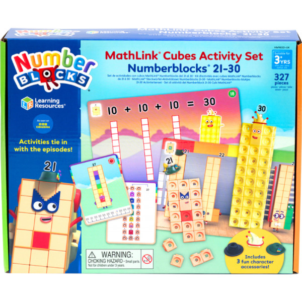Фото - Настільна гра (3-4 роки) Learning Resources серії Numberblocks - Вчимося рахувати 21-30 MathLink (HM96321-UK)