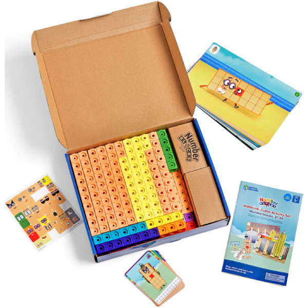 Фото - Настільна гра (3-4 роки) Learning Resources серії Numberblocks - Вчимося рахувати 21-30 MathLink (HM96321-UK)