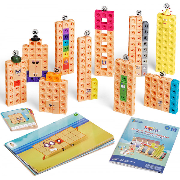Фото - Настільна гра (3-4 роки) Learning Resources серії Numberblocks - Вчимося рахувати 21-30 MathLink (HM96321-UK)