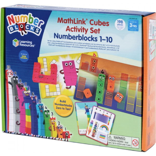 Фото - Настільна гра (3-4 роки) Learning Resources серії Numberblocks – Вчимося вважати від 1 до 10 Mathlink (LSP0949-UK)