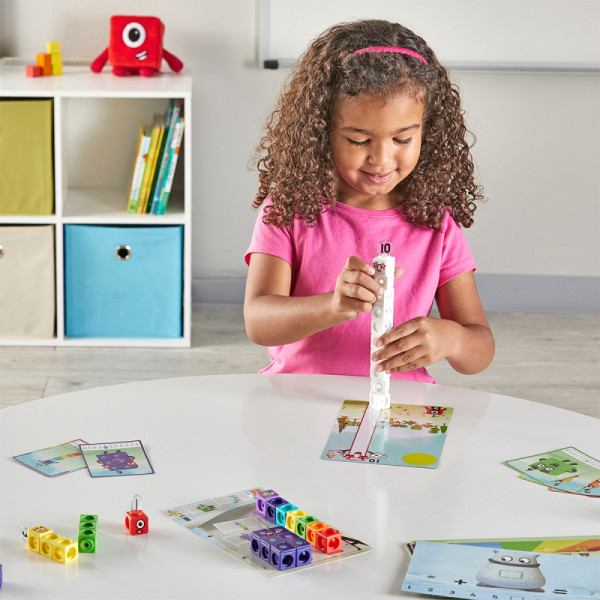 Фото - Настільна гра (3-4 роки) Learning Resources серії Numberblocks – Вчимося вважати від 1 до 10 Mathlink (LSP0949-UK)