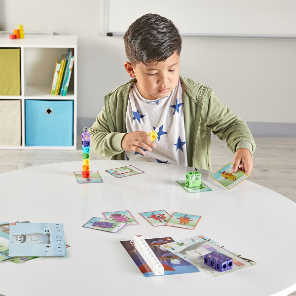 Фото - Настільна гра (3-4 роки) Learning Resources серії Numberblocks – Вчимося вважати від 1 до 10 Mathlink (LSP0949-UK)