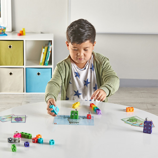 Фото - Настільна гра (3-4 роки) Learning Resources серії Numberblocks – Вчимося вважати від 1 до 10 Mathlink (LSP0949-UK)