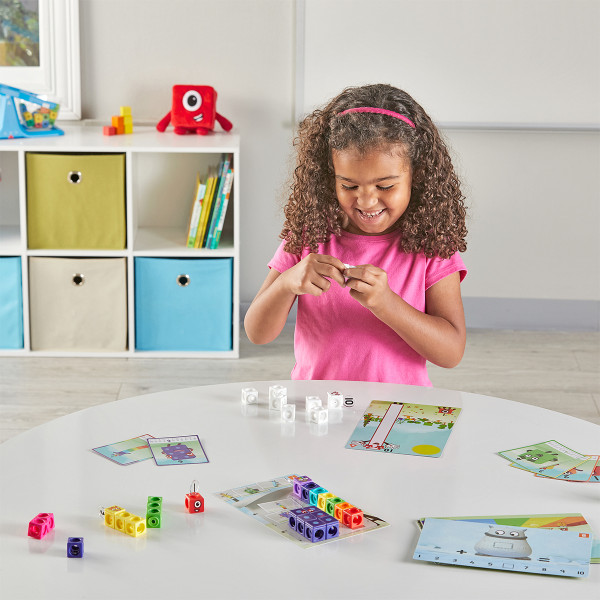 Фото - Настільна гра (3-4 роки) Learning Resources серії Numberblocks – Вчимося вважати від 1 до 10 Mathlink (LSP0949-UK)