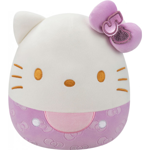 Фото - Мягкая игрушка животное SQUISHMALLOWS ХЕЛЛОУ КИТТИ В ФИОЛЕТОВОМ 20 см (SQSN00499)
