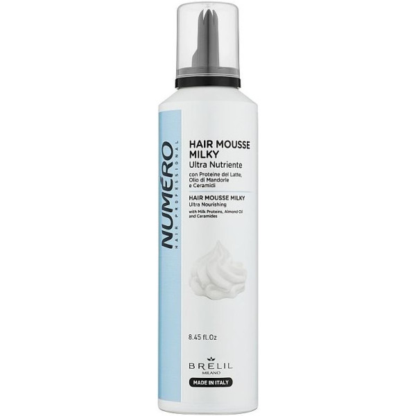 Фото - Мус для укладки волосся Numero MILKY ультра живильний 250 мл (8011935088065) Фото - Мус для укладки волосся Numero MILKY ультра живильний 250 мл (8011935088065)