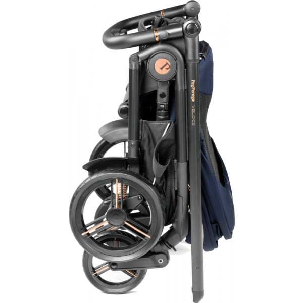 Фото - Коляска универсальная 3 в 1 Peg-Perego Veloce Blue Shine SL