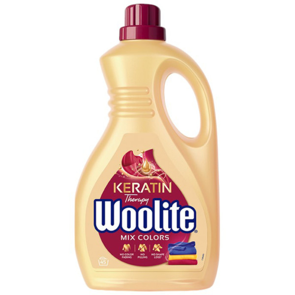 Фото - Засіб для делікатного прання Woolite д/кольор.тканин з кератином 2,7 л