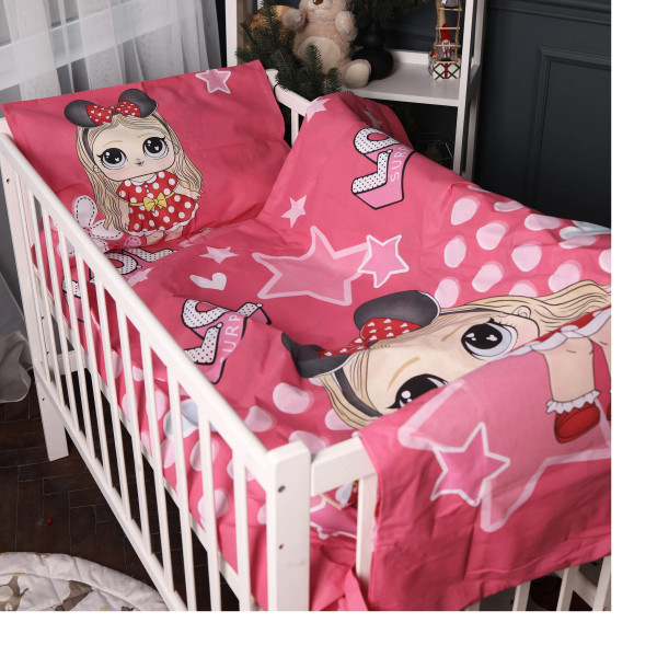 Фото - Комплект постільної білизни MirSon 175х210 17-0699 LOL Dolls Ranforce Elite (2200010456707)