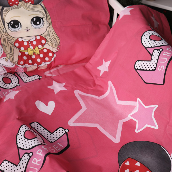 Фото - Комплект постільної білизни MirSon 175х210 17-0699 LOL Dolls Ranforce Elite (2200010456707)