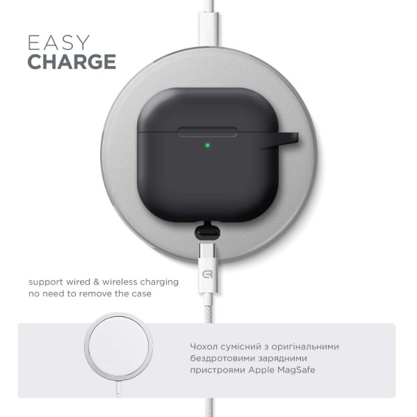 Фото - Чохол для навушників Armorstandart Hang Case for Apple AirPods 4 Black (ARM81277)