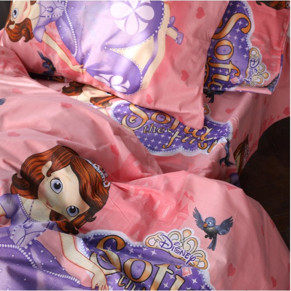 Фото - Комплект постельного белья MirSon Бязь 17-0801 Sofia the First Princess 175х210 см (2200011445052)