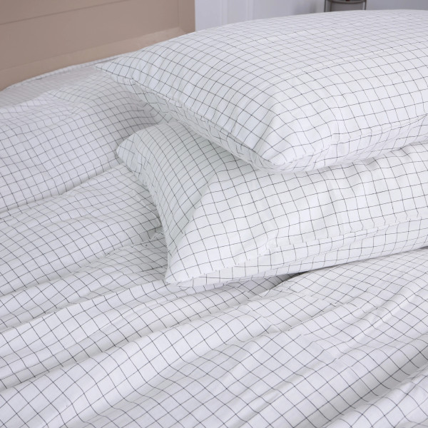 Фото - Комплект постільної білизни MirSon 175х210 см 40-0011 Ernestine Варена бавовна (2200009011764)