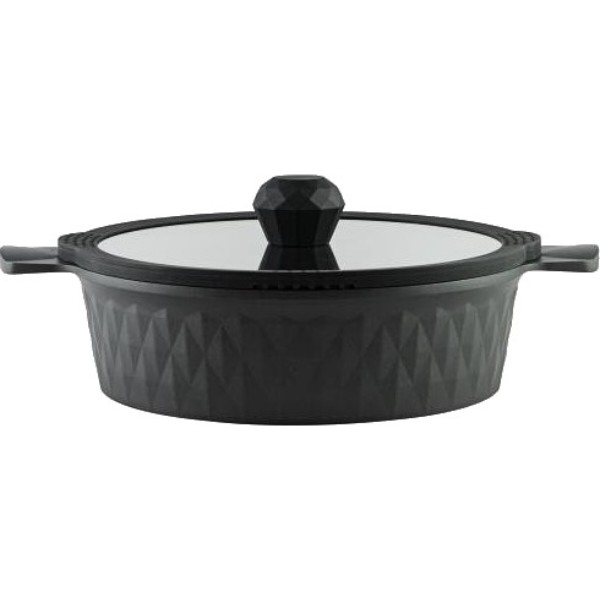 Фото - Кастрюля Pepper Black Ice Greblon C2 4,2л. 28x8,5 см (PR-6004)