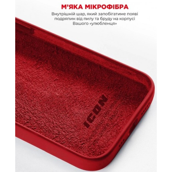 Фото - Чохол для смартфону Armorstandart Icon2 for Apple iPhone 13 Red (ARM60483)