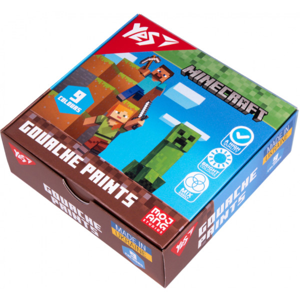 Фото - Фарби YES Minecraft 9 кол. 20 мл (230406)