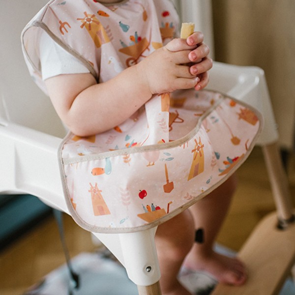 Фото - Нагрудник з клейонки BabyOno фартух Фермер 6м+ (1641/02)