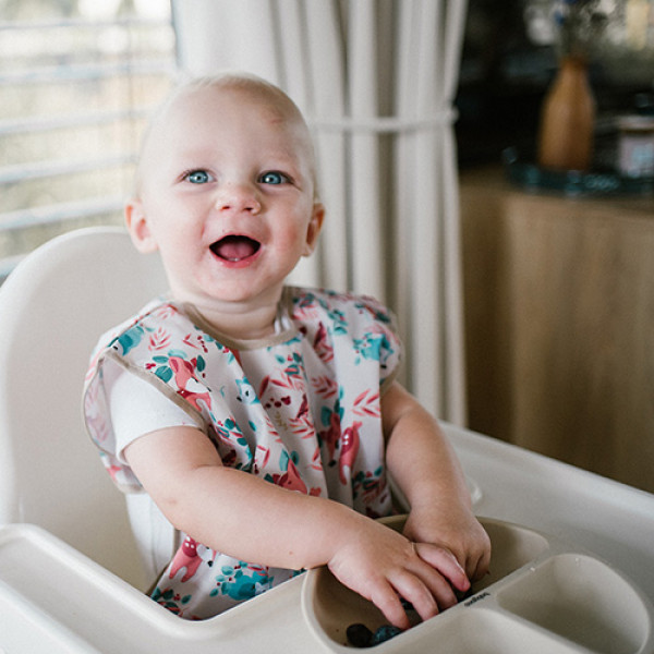 Фото - Нагрудник з клейонки BabyOno фартух Лісові звірі 2р+ (1642/02)