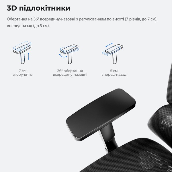Фото - Крісло для геймерів Anda Seat X-Air Pro Size XL Mesh Space Black (AD-WY-01-BBB-B01)