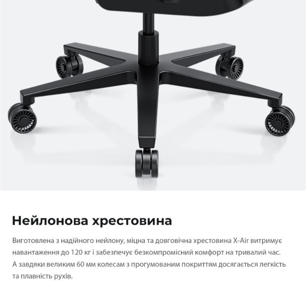 Фото - Крісло для геймерів Anda Seat X-Air Pro Size XL Mesh Space Black (AD-WY-01-BBB-B01)