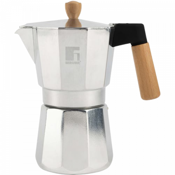 Фото - Кавоварка гейзерна Bergner Coffee & tea lovers 6 чашок (BG-38197-MM)