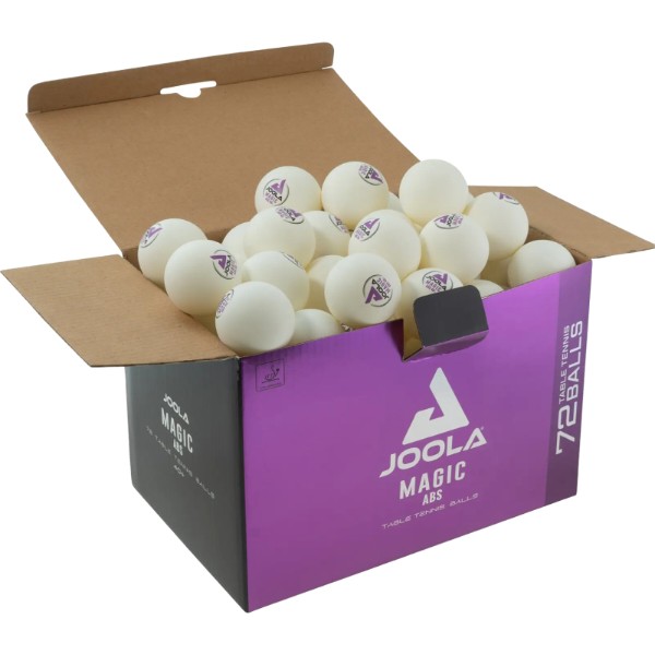 Фото - Набор мячей для настольного тенниса Joola Magic ABS 40+ White 72 шт. (44216)
