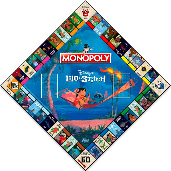 Фото - Настільна гра (8+) Winning Moves DISNEY Lilo and Stitch - Monopoly UK (WM02869-EN1-6)