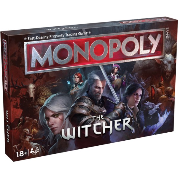 Фото - Настольная игра (18+) Winning Moves WITCHER - Monopoly UK (WM04623-EN1-6)