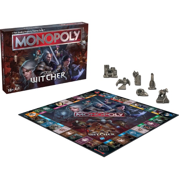Фото - Настольная игра (18+) Winning Moves WITCHER - Monopoly UK (WM04623-EN1-6)