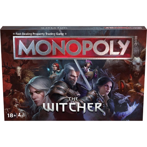 Фото - Настольная игра (18+) Winning Moves WITCHER - Monopoly UK (WM04623-EN1-6)