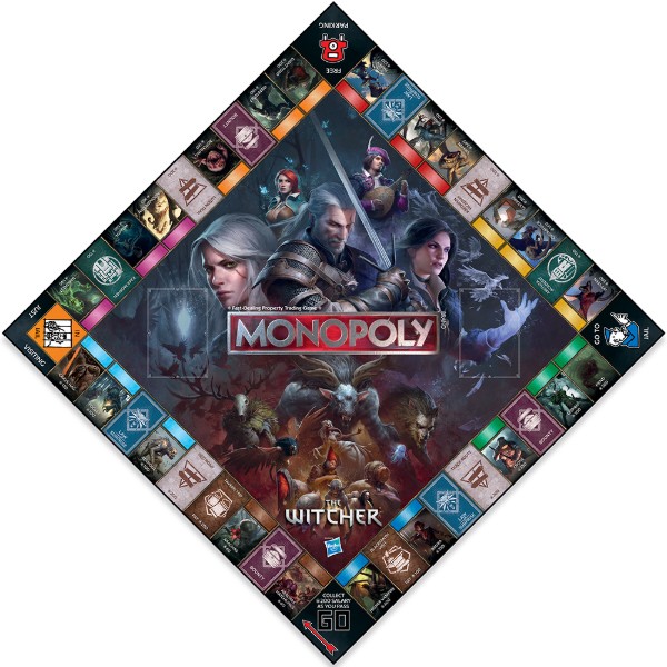 Фото - Настольная игра (18+) Winning Moves WITCHER - Monopoly UK (WM04623-EN1-6)