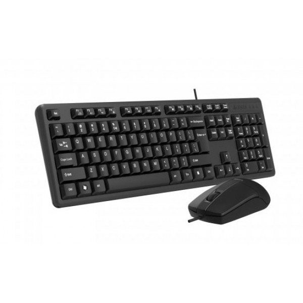 Фото - Клавиатура+мышь A4tech KK-3330S Black